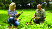 Helen Carroll picks nettles for nettle syrup with Gordon Greene of Wild Irish Foragers - ETTG27_TX6_4_Wild Irish Foragers