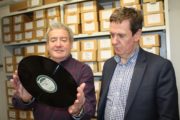 Ian Lee and Éamonn Ó Dónaill in the Archives