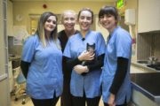 Rachel Callahan, Clare Meade (Back), Breena Cass, Chloe Gibson - Cat Hospital