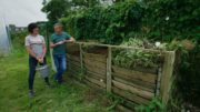 Grow Cook Eat  Karen and Michael get busy composting in programme two of GROW COOK EAT, series 3