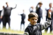 Boys from St. Patricks De La Salle Primary School Castlebar, Co. Mayo take part in the Schoo's dance workshop