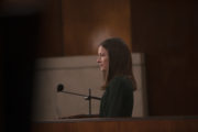 The Victim - Anna (Kelly Macdonald) in court