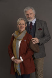 Ger Ryan as Noreen Kelleher and Patrick Bergin as Cllr 'Big Mike' Kelleher in The South Westerlies - RTE