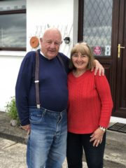 Uinseann Ó Domhnaill with his wife Annette