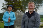 Mary McAleese and David Crosby