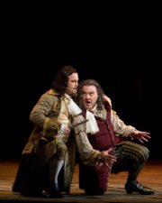 Gerald Finley and Bryn Terfel in Mozart's Don Giovanni. Photo Marty Sohl, Metropolitan Opera