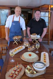 Neven Maguire with chef Ronny Portulidis (Programme one)