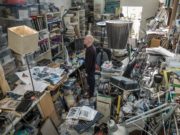 (44) Tomorrow is Saturday. Artist Sean Hillen in his cluttered studio. (Thursday November 4th, RTÉ One)