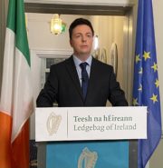 Leo Varadkar - Oliver Callan kicks the years