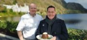 (49)Neven with John O'Toole, head chef at Kylemore Abbey