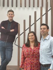 Room to Improve, series 13, episode 2 Dermot Bannon pictured with homeowners Laura and Kenny Brown..