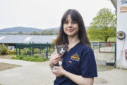 DSPCA Vet Maria Nolan and Kitten