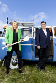 Jacqui Hurley and Des Cahill 2022 Championship launch