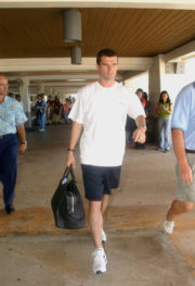 Roy Keane Departs from Saipan International Airport