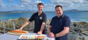 (02)Neven Maguire (right) with Graham Roberts of the Connemara Smokehouse. New,programme two. Neven's Greenway Food Trails,(January 11th)