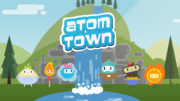 Atom Town Key Art Branded