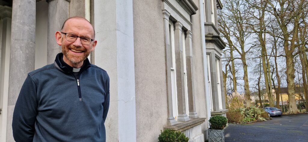 Bishop Fintan Monahan pictured at his residence at Westbourne, Bishop's Palace in Ennis