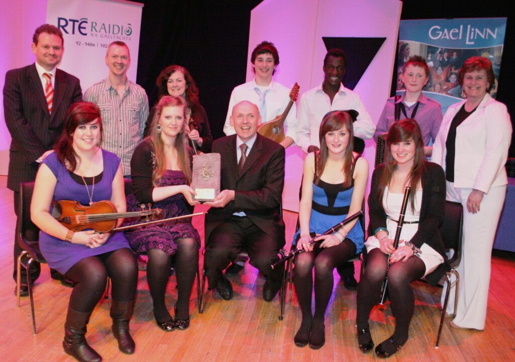 The group Sparoi - winners of Siansa Gael Linn 2009