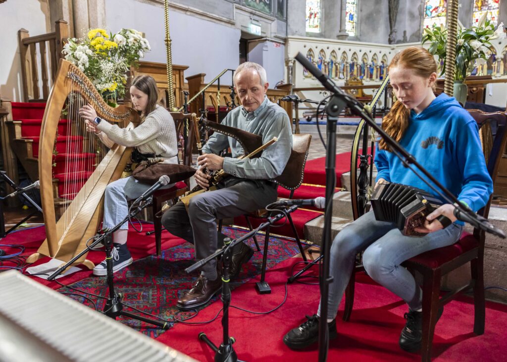 Brian, Áine and Róisín McNamara